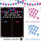 Gender Reveal Decorations - 54 Voting Gender Reveal Games Gender Reveal Ideas Boy Or Girl Games Party Supplies For Gender Reveal Voting Use Gender Reveal Decor