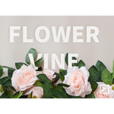 5Pcs 32.5Ft Pink Flower Garland Fake Rose Vines For Tea Party Mother'S Day Decorations Faux Artificial Floral Garland Hanging Rose Ivy For Baby Shower Wedding Arch Ceremony Outdoor Wall Decor