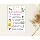 Dog Grandma Mother'S Day Card - Dog Grandma Card - Pet Dog Toys Card - Cards For Dog Lovers - Mother'S Day Card - Happy Birthday Grandma - Cute Dog Grandma Card - Grandma Love Dogs - Greeting Card