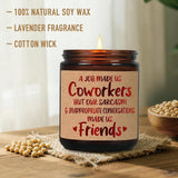 Funny Coworker Candle Gifts For Women Coworkers, A Job Made Us Coworkers Candle, Unique Coworker Leaving, Best Friend Friendship, Birthday, Christmas, Going Away Candles Gift For Women Colleague-28