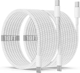 10FT USB C to USB C Cable 60W Fast Charging Type C Charger Cord for iPhone 17 16 15 MacBook iPad Samsung