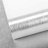 Wrapping Paper Roll - Mini Roll - 17 Inch X 16.5 Feet - Silver With Metallic Shine For Birthday, Holiday, Wedding, Baby Shower