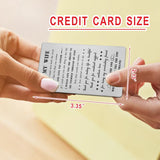 To My Wife Gifts Wallet Card - Romantic Anniversary Card For Wife - Wife Birthday Gift Ideas - I Love You Gifts For Her, Valentines, Christmas, Mothers Day