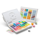 Gouache Paint Set, 56 Colors X 30G Unique Jelly Cup Design In A Carrying Case Perfect For Artists, Gouache Opaque Art Supplies For Professionals, And More