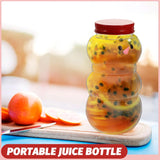 Christmas Snowman Candy Jars: 10Pcs Clear Plastic Juice Bottle Cookie Jar With Lid 500Ml Xmas Favor Bottle Chocolate Container Milk Beverage Bottles Wedding Home Holiday Decor