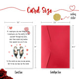 Valentine'S Day Card For Him Her, Romantic Greeting Card For Boyfriend, Wife, Anniversary, Birthday, Love Card