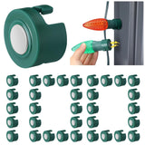 Magnetic Christmas Light Clip, Christmas Light Hooks For C9, C7 Socket, Outdoor Magnetic Holiday Clips For Outside Decor Roof Fence Xmas Tree(Green,100 Pcs)