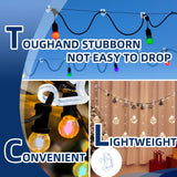 Holiday Light Clips 120 Pcs, Christmas Light Clips Hang Gutter Clips Hooks For Christmas Decoration String Lights Weatherproof Outdoor Seasonal Lighting Hooks For Xmas Halloween