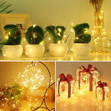 12 Pack Led Fairy Lights Battery Operated, Mini Twinkle String Lights Battery Powered Waterproof For Christmas Mason Jar