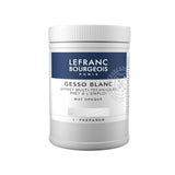 Lefranc & Bourgeois Gesso, White, Universalgrundierung Acrylic Painting, Ready To Use – Matte Opaque Opaque For Canvas, Paper, Stone, Wood, Plaster, 500Ml Pot
