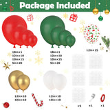 150Pcs Christmas Red Green Balloons Garland Arch Kit Xmas Party Decorations 18 12 10 In Latex Balloons For Christmas Xmas Birthday Party Supplies
