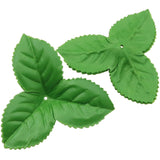 100 Pcs Artificial Leaves Rose Flower Leaf Green Artificial Rose Leaves For Christmas Party Decorations Bouquet Garlands Wedding Decorations (3.74 Inches * 3.74 Inches)