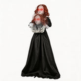 5.3FT Halloween Animatronics Standing Maid Decorations Outdoor