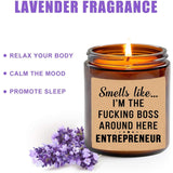 Entrepreneur Gift - New Busines Owner - Opening A Small Business Present Idea For Men And Women - Funny Starting A Business Gift - Soy Candle