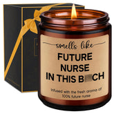 Candle - Future Nurse, Funny Nurse Gifts For Women - Nursing School, Nursing Student Gifts - Med School Acceptance, Graduation, Valentines Day, Appreciation Present For Nurses Students, Future Rn