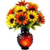 10 Pack Artificial Sunflowers - Realistic Uv Resistant Fake Flowers For Home Decor, Outdoor Decoration, Wedding Centerpieces (5 Yellow & 5 Red)?