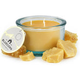 3-Wick Candle, 100% Pure Bees Wax, Yellow, Fragrance Free, Paraffin & Soy Free Candle Wax, Clean Burning, Long Lasting, Gifts For Women & Men, American Made, 10 Oz