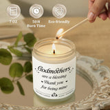 Godmother Proposal Gift, Will You Be My Godmother, Godparents Proposal Gift, God Mother Proposal Gifts For Women - Godmom Mothers Day Christmas Birthday Presents From Goddaughter - Lavender Candle