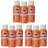 Apple Barrel Acrylic Paint, Pumpkin Orange (Pack of 9) 2 oz, 20588EA- (Pack of 9)