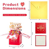 Pop Up Mothers Day Cards For Mom Grandma Wife Happy Mother’S Day Pop Up Card Mothers Day Card From Daughter Son 3D Pop-Up Flower Bouquet Cards Mother’S Day Gifts For Wife From Husband