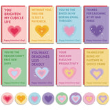24 Pack Valentine'S Day Card Set For Coworker, Funny Coworker Valentines Cards With Envelopes And Stickers, Office Valentines Cards Gifts For Colleague, 4 X 6 In(8 Designs, 3 Each)