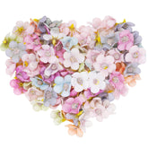 100 Pieces Artificial Daisy Flower Heads Mini Faux Multicolor Silk Flower Heads For Diy Crafts Headdress Home Wedding Garland Decor Accessory