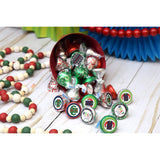 Ugly Sweater Christmas Holiday Party Kiss Sticker Labels, 300 Party Circle Sticker Sized 0.75” For Chocolate Drop Kisses By Amandacreation, Great For Party Favors, Envelope Seals & Goodie Bags