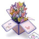 3D Handmade Flowers Pop Up Bouquet Card - Unique Gift For Teacher Appreciation, Valentine'S Day, Mother'S Day | All-Occasion Greeting Card With Note & Envelope (New Year, Anniversary, Thank You)