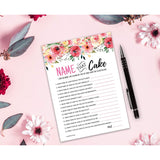 30 Name That Cake Game Cards- Bridal Or Baby Shower, Birthday, Gender Reveal, Engagement Or Bachlorette Party- Fun, Easy Activity For Women, Men, And Kids