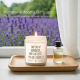 Gifts For Mom, Mothers Day Fathers Day Candle For Mom Dad, Funny Gifts From Daughter Son, 9Oz Lavender Scented Soy Candles For Home, Gag Gift For Mother Father In-Law