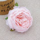 20 Pcs Silk Peony Artificial Flower Heads 4 Inch Fake Peony Flowers Heads With Stems Artificial Peony Flower Heads In Bulk Wholesale For Crafts Decor (Pink)