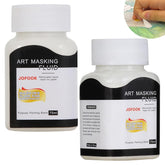 150-Milliliter Watercolor Art Masking Fluid,For Ink-Watercolor-Gouache-Painting & Illustration,Two Bottles
