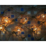 Flamingo String Lights, 20 Led 10Ft Metal Flamingo Battery Operated Fairy String Lights For Home,Gardens,Park,Patios,Chr