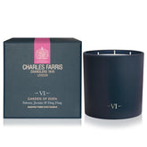 Luxury Scented Candle – 3 Wick, Hand-Poured, Long Lasting, Clean Burning, 640G / 22.5Oz, Up To 80 Hours Of Burn Time, Made In England – Tuberose, Jasmine & Ylang Ylang – Garden Of Eden