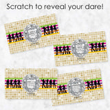 Big Dot of Happiness 70's Disco - 1970's Disco Fever Party Game Scratch Off Dare Cards - 22 Count