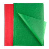 100 Sheets Christmas Tissue Paper Red And Green Gift Wrapping Paper For Xmas Wrapping Presents, Diy Crafts Supplies(14 X 20 Inch)