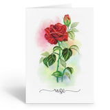 Happy Birthday And Mother Day Quilling Cards Flower - 3D Greeting Card Paper Handmade Art - Design Greeting Card For Christmas Birthday Anniversary Mother Thank You - Design Gift For Friend Love Mom With Envelop (Rose Flower)