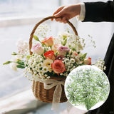 20Pcs Babys Breath Artificial Flowers, Faux Baby Breath Flowers Artificial Bulk White Wedding Decor Small Fake Babies Breath Flowers Real Touch, Gypsophila Floral Decoration For Christmas Wedding