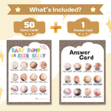 Baby Shower Games For Boy Or Girl - Beer Belly Or Baby Bump Game(50 Cards),Gender Neutral,Thick Paper,Hilarious,Fun And Easy To Play