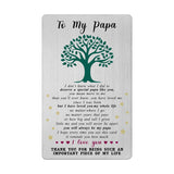 Valentines Day Card For Papa - Thank You Gifts For Papa Birthday Wedding Thanksgiving Card From Granddaughter