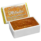 Metallic Watercolor Paint Set,Golden Copper- Full Pans -For Artists, Students, Kids & Hobbyists-Shimmy Watercolor Paints