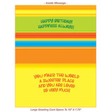 - Birthday Card For Granddaughter - Made In Usa - Perfect Size: Opens To A Generous 10" X 7.75" - 95367