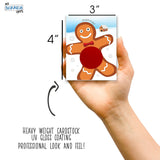 My Scratch Offs – 26 Pack Gingerbread Man Christmas Scratch Off Game Cards, 3x4-Inch, Holiday Raffle Tickets for Adults, Fun Festive Party Activity for Winter Gatherings