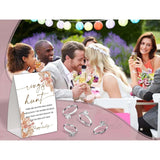 Bridal Shower Games Ring Hunt,Boho Floral Bridal Shower Decorations,Popular Bridal Shower Game,Engagement Party Games,Bridal Shower Favors,Plastic Rings For Bridal Shower Game(J4)