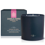 Luxury Scented Candle – 3 Wick, Hand-Poured, Long Lasting, Clean Burning, 640G / 22.5Oz, Up To 80 Hours Of Burn Time, Made In England – Tuberose, Jasmine & Ylang Ylang – Garden Of Eden