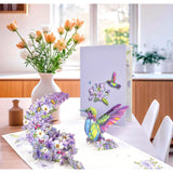 Pop Up Birthday Card, Teachers Day, Mothers Day Card Pop Up, Hummingbird Birthday Card, 3D Greeting Card For Women,Mom,Wife, Girlfriend, Daughter, Grandma.