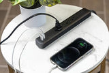 Surge Protector Power Strip with 4 Outlets 2 USB C 2 USB Ports 4FT Braided Extension Cord