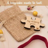 Couples Gift Wooden Puzzle With Card – Love Keepsake For Anniversary & Valentines Day, Gifts For Her, Gift For Wife, Girlfriend Gifts, Valentines Day Gifts For Him, Valentines Decor