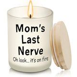Christmas Gifts For Mom From Daughter & Son, Mom Christmas Gifts, Moms Birthday Gift Ideas, Funny Presents For Mothers, Mom'S Last Nerve Candle