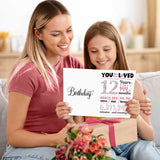 Gifts For 12 Year Old Girls, Funny Happy 12Th Birthday Card For Girls, Daughter, Granddaughter, Sisiter Niece Friend Ideas 12Th Birthday Decorations Greeting Card 12 Year Old Gifts